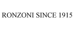 RONZONI SINCE 1915 trademark