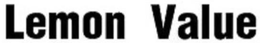 LEMON VALUE trademark