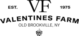 VF VALENTINES FARM OLD BROOKVILLE, NY EST. 1975 trademark