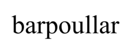 BARPOULLAR trademark