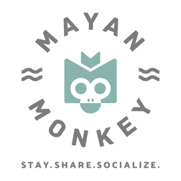 MAYAN MONKEY STAY. SHARE. SOCIALIZE. trademark