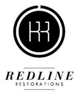 RR REDLINE RESTORATIONS trademark