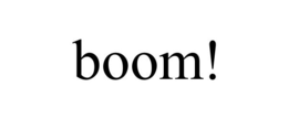 BOOM! trademark