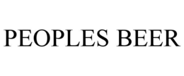 PEOPLES BEER trademark