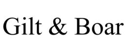 GILT & BOAR trademark