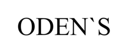 ODEN`S trademark