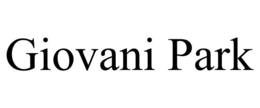 GIOVANI PARK trademark