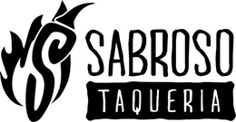 S SABROSO TAQUERIA trademark