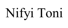 NIFYI TONI trademark