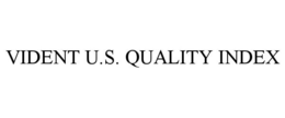 VIDENT U.S. QUALITY INDEX trademark