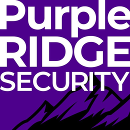 PURPLE RIDGE SECURITY trademark