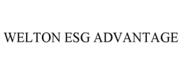 WELTON ESG ADVANTAGE trademark