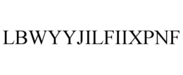 LBWYYJILFIIXPNF trademark