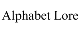 ALPHABET LORE trademark