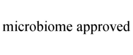 MICROBIOME APPROVED trademark