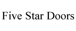 FIVE STAR DOORS trademark