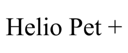 HELIO PET + trademark