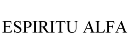ESPIRITU ALFA trademark