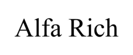 ALFA RICH trademark