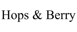 HOPS & BERRY trademark