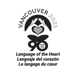 VANCOUVER 2025 90 YEARS LANGUAGE OF THE HEART trademark