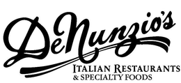 DENUNZIO'S ITALIAN RESTAURANTS & SPECIALTY FOODS trademark