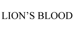 LION'S BLOOD trademark