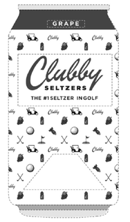 GRAPE CLUBBY SELTZERS THE #1 SELTZER IN GOLF trademark