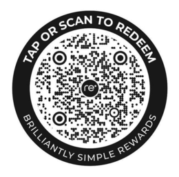 TAP OR SCAN TO REDEEM BRILLIANTLY SIMPLE REWARDS RE trademark
