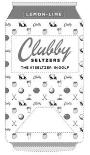 LEMON-LIME CLUBBY SELTZERS THE #1 SELTZER IN GOLF trademark