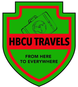 HBCU TRAVELS FROM HERE TO EVERYWHERE trademark