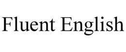 FLUENT ENGLISH trademark