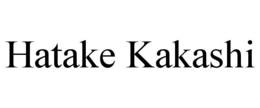 HATAKE KAKASHI trademark