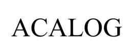 ACALOG trademark