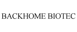 BACKHOME BIOTEC trademark