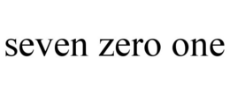 SEVEN ZERO ONE trademark