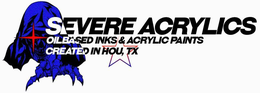 SEVERE ACRYLICS OILBASED INKS & ACRYLIC PAINTS CREATED IN HOU TX trademark