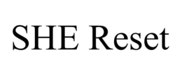 SHE RESET trademark