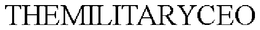 THEMILITARYCEO trademark