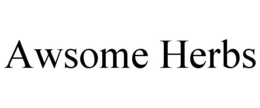 AWSOME HERBS trademark