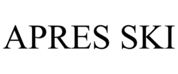 APRES SKI trademark