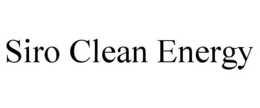 SIRO CLEAN ENERGY trademark