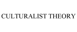 CULTURALIST THEORY trademark