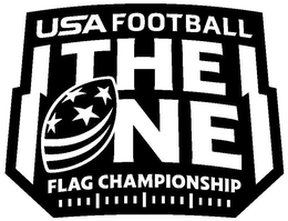 USA FOOTBALL THE ONE FLAG CHAMPIONSHIP trademark
