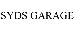 SYDS GARAGE trademark
