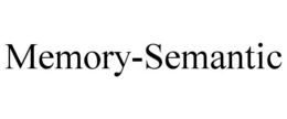 MEMORY-SEMANTIC trademark