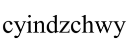 CYINDZCHWY trademark