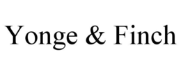 YONGE & FINCH trademark