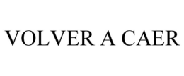 VOLVER A CAER trademark