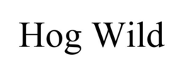 HOG WILD trademark